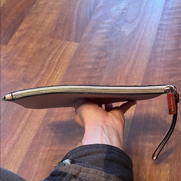 Like new Michael Kors Blush Wristlet Clutch with Stud Accents - Picture 8 of 16